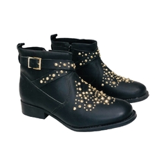 Bota Corta Tachas Cintos Napa Bibi (689046NP)