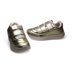 Zapatilla Urbana Doble Abrojo Metalizado Kidy (4451009MZ) - comprar online