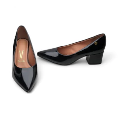 Zapato Stiletto Taco Ancho 4 1/2 Verniz Vizzano (1220315VZ) - comprar online