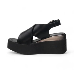 Sandalia Tiras Cruzada Lisa Napa Chuna (0635NP) - Mousse Calzados