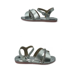 Sandalia Faja Tira Stras Metalizado Molekinha (2114285MZ) - comprar online
