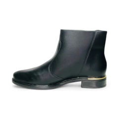 Bota Corta Taco mocacin cierre vista Napa Vizzano (3077106NP) - Mousse Calzados