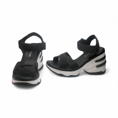 Sandalia Plataforma Tiras Cruzadas Nobuck Savage (ROSTOV102NOB) - comprar online