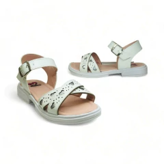 Sandalia Tiras Calado Gliter Napa Martina (C2028NP) - comprar online