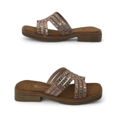 Zueco Faja Brillo Strass Mousse (83BRI) - Mousse Calzados