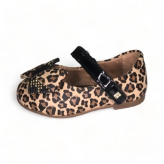 Guillermina Abrojo moño Strass Animal Print Napa Bibi (787180NP) - tienda online