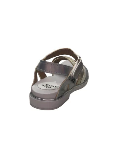 Sandalia Faja Tiras Cruzadas Combinada Gliter Metalizado Blue Duck (295MZ) en internet