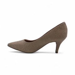 Zapato Stiletto Taco Aguja 5 1/2 Tela Brillo Vizzano (1185702BRI) - comprar online