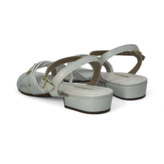 Sandalia Tiras Cruzadas Aplique Frutilla Taco 2 1/2 Napa Molekinha (2318149NP)