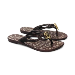 Ojota Aplique Flores pvc Vizzia (2008PVC)