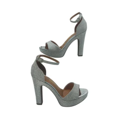 Imagen de Sandalia Plataforma C/ Talonera Taco 10 1/2 Verniz Cetim Lame Vizzano (6292217CT)