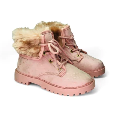 Bota Peluche Cordon Corazon Camurca Molekinha (2126515CM)