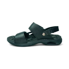 Sandalia doble Tiras Abrojo Napa Pegada (133206NP) - Mousse Calzados