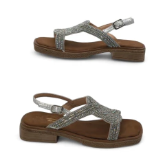 Sandalia Strass Tira Talón Hebilla Glow Mousse (35GW) - comprar online