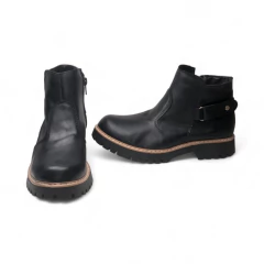 Borcego Corto Recortes Cierre Interno Napa Paradoja (3610NP) - comprar online