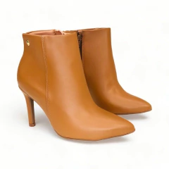 Bota Corta Lisa Taco Fino 8 1/2 Napa Vizzano (3049219NP)