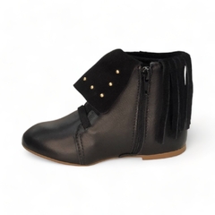 Bota Corta Flecos Tachas Napa Bibi (929043NP) - Mousse Calzados