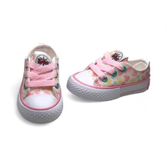 Zapatilla Casual Corazones Estrellas Cordon Lona Roller (53LN) - comprar online