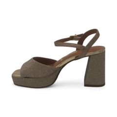 Sandalia Faja Plataforma Taco Ancho 71/2 Gliter Mini Shine Vizzano (6472207GLI) - comprar online