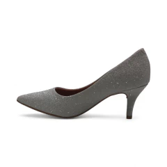 Zapato Stiletto Taco Aguja 5 1/2 Tela Brillo Vizzano (1185702BRI) - Mousse Calzados