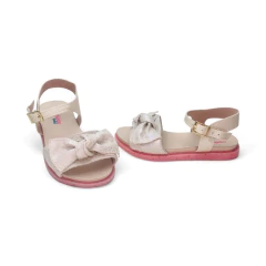 Imagen de Sandalia Faja c/ Moño Camurca onca Molekinha (2714102CM)