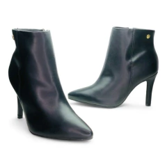 Bota Corta Lisa Taco Fino 8 1/2 Napa Vizzano (3049219NP) - comprar online