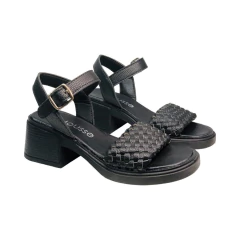 Sandalia Faja Trensado Tacon 5 1/2 Napa Mousse (0300NP)