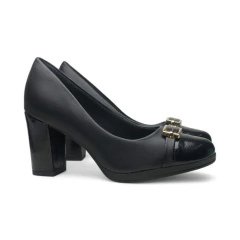 Zapato Clasico Aplique Combinado Verniaz Napa Piccadilly (130243NP)