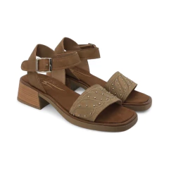 Sandalia Faja Bordado Tachas Napa Mousse (00303NP) - tienda online