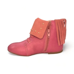 Bota Corta Flecos Tachas Napa Bibi (929041NP) - comprar online