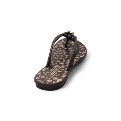 Ojota Aplique Flores pvc Vizzia (2008PVC) en internet