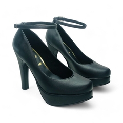 Zapato Clasico Pulsera Plataforma Taco 10 1/2 Napa Zafiro (11510NP)