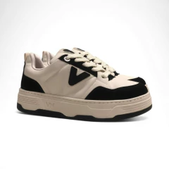 Zapatilla Urbana Combinada Detalle V Napa Nobuck Via Marte (225001NOB)