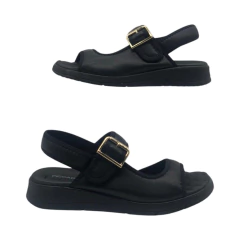 Sandalia Faja Abrojo Aplique Hebilla Napa Piccadilly (571019NP) - comprar online