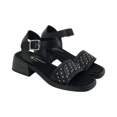 Sandalia Faja Bordado Tachas Napa Mousse (00303NP)