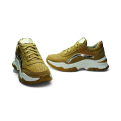 Imagen de Zapatilla Urbana Recortes Nobuck Mousse (0814NOB)