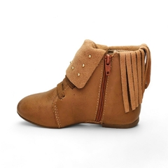 Bota Corta Flecos Tachas Napa Bibi (929040NP) - tienda online