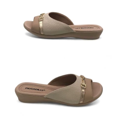 Zueco Faja Combinada Aplique Napa Piccadilly (500404NP) - Mousse Calzados