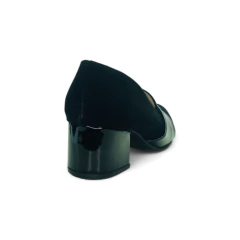 Zapatos Clasico Tacon 4 1/2 Camurca Verniz Zafiro (3530CM) en internet