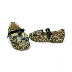 Guillermina Abrojo moño Strass Animal Print Napa Bibi (787180NP) - comprar online
