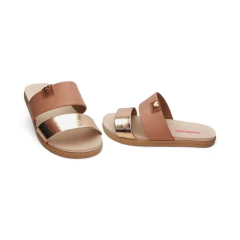 Imagen de Chatas Doble Tiras Napa Molekinha (2301206NP)