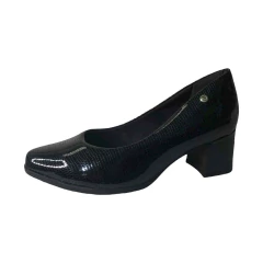 Zapato Clasico Taco Verniz Lezard Glam Piccadilly (654007LZ)
