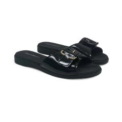 Zueco Faja Ancha Aplique Hebilla Verniz Piccadilly (513032VZ)