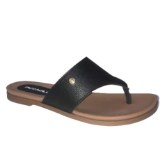 Ojota Tira Gruesa Aplique Napa Piccadilly (418040NP)