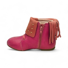 Bota Corta Flecos Tachas Napa Bibi (929041NP) - tienda online