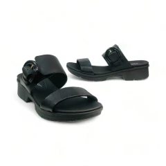 Zueco Doble Tira Hebilla Linho Napa Piccadilly (572014NP) - comprar online