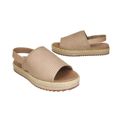 Sandalias Faja Ancha Micro Perforado Yute Napa Beira Rio (8354814NP) - comprar online