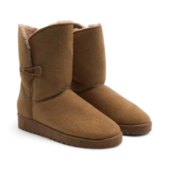 Pantu Bota Aplique Boton Piel Ottawa (604P) - tienda online