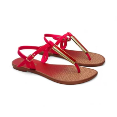 Sandalia Ojota Aplique Largo pvc Vizzia (2006PVC) - tienda online