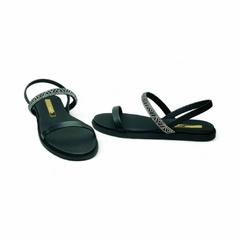 Ojota Doble Tira Strass Napa Moleca (5443231NP) - comprar online